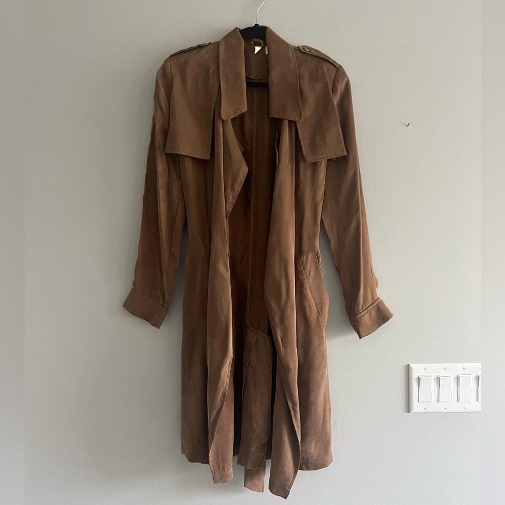 Anthropologie Moth Trench Coat